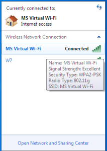 MS Virtual wifi 14